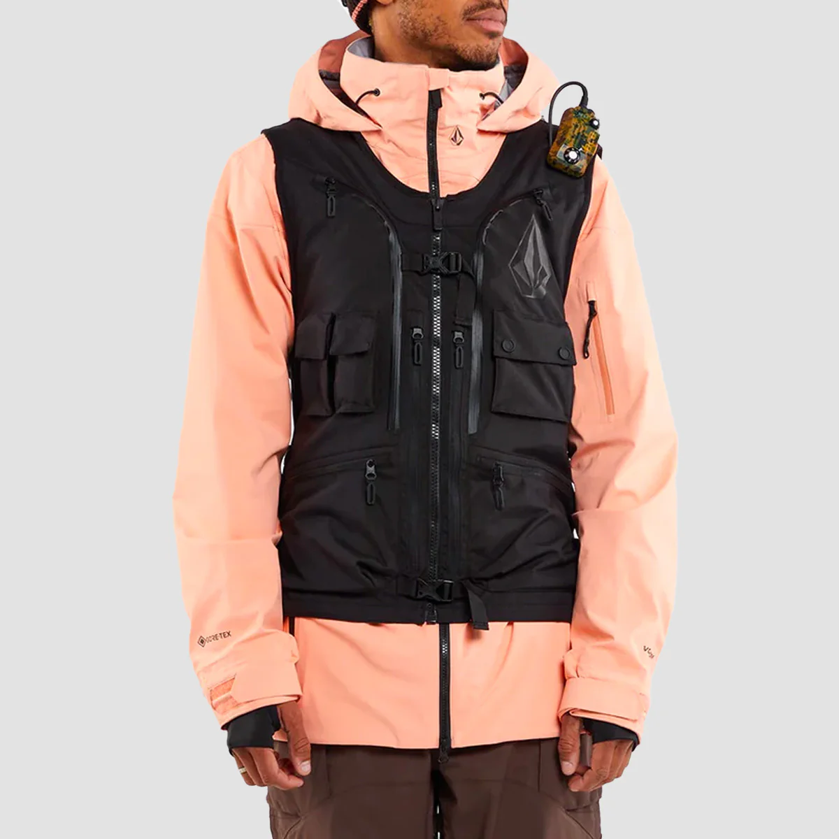 Volcom Iguchi Slack Snow Vest Black - Image 4