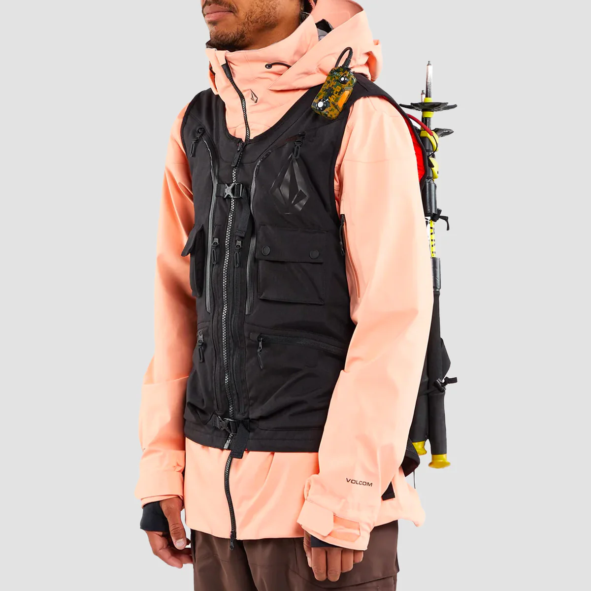 Volcom Iguchi Slack Snow Vest Black - Image 6
