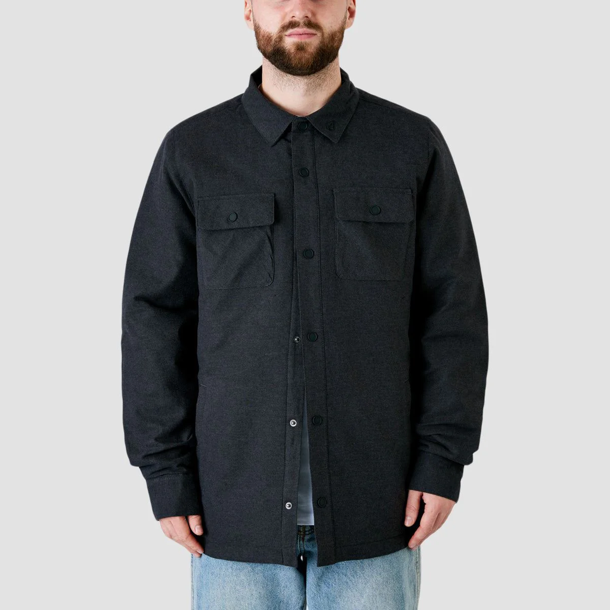 Volcom Ins Riding Flannel Heather Black - Image 4