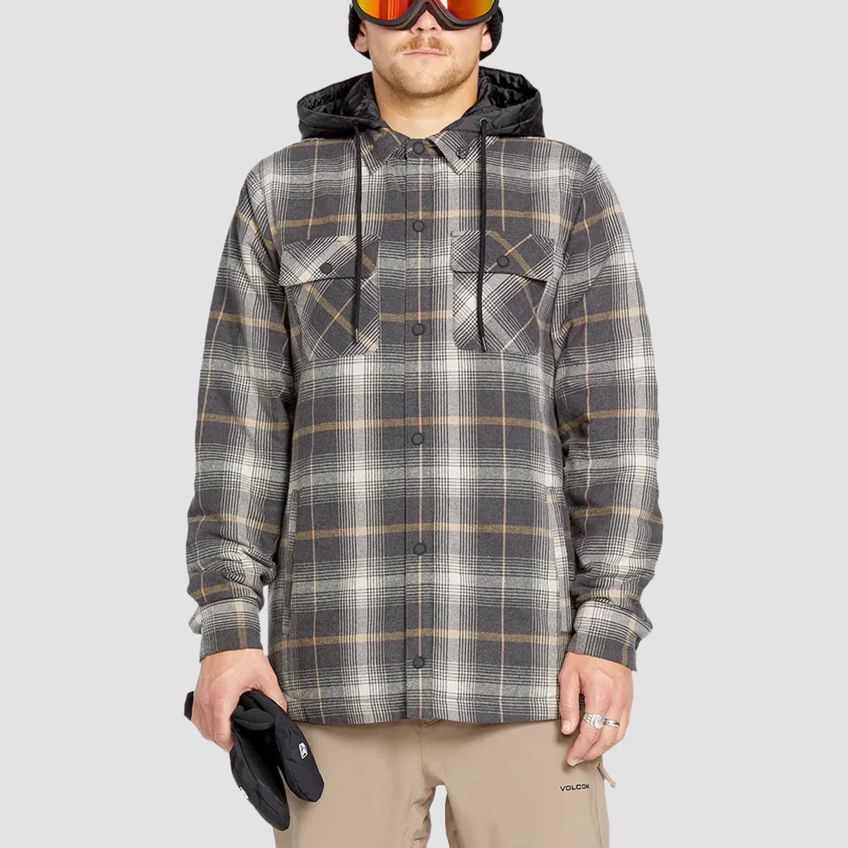 Volcom Ins Riding Flannel Stone