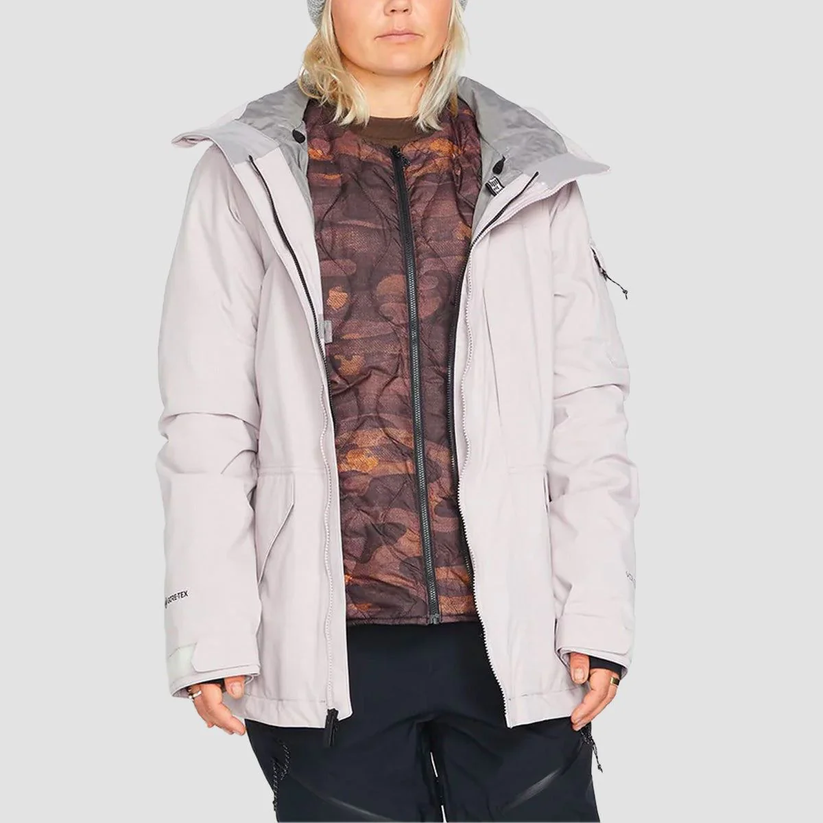 Volcom Iris 3-In-1 Gore-Tex Snow Jacket Amethyst Smoke - Womens - Image 3