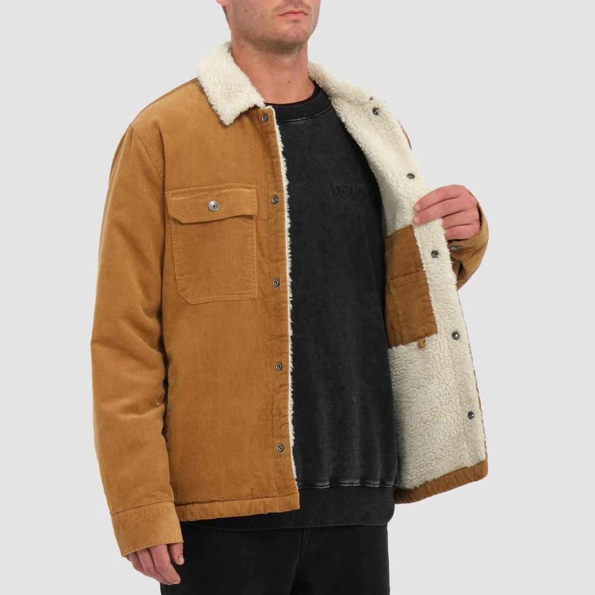 Volcom Keaton Jacket Tobacco - Image 3