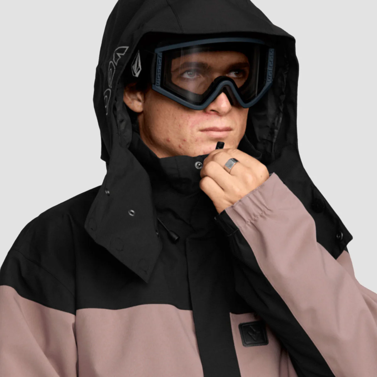 Volcom Kleveland 15K Snow Jacket Mauve - Image 3