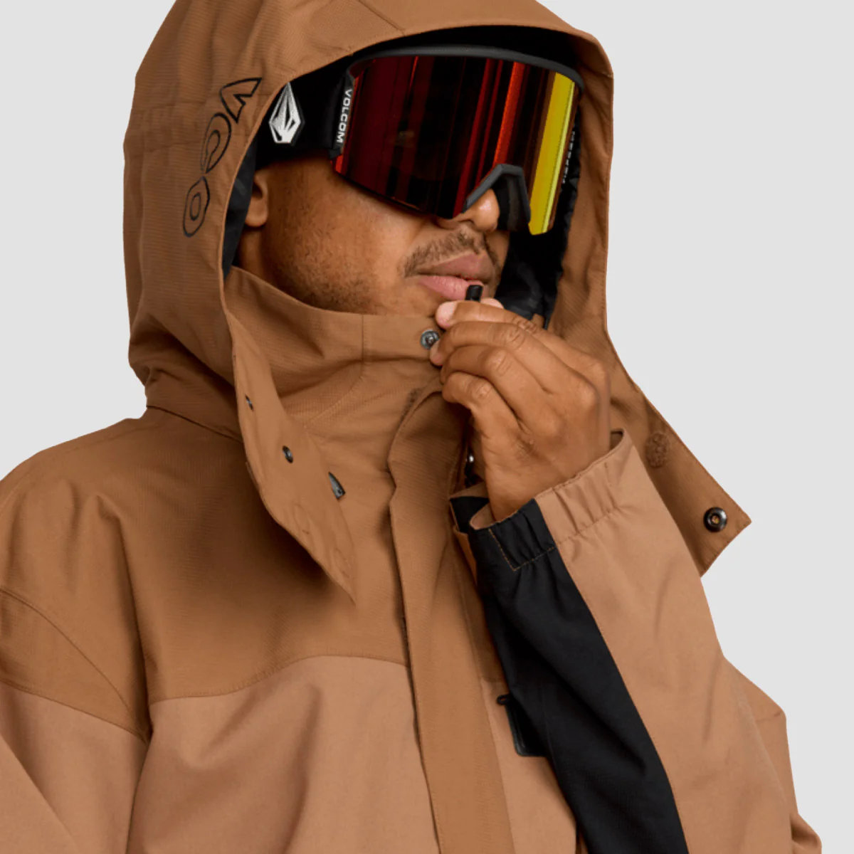 Volcom Kleveland 15K Snow Jacket Terra Brown - Image 3