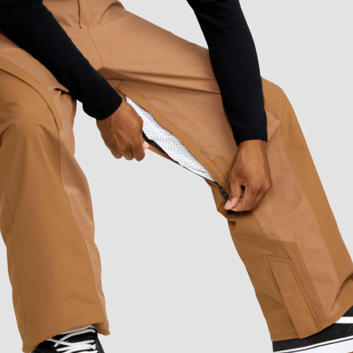 Volcom Kleveland 15K Snow Pants Terra Brown - Image 3