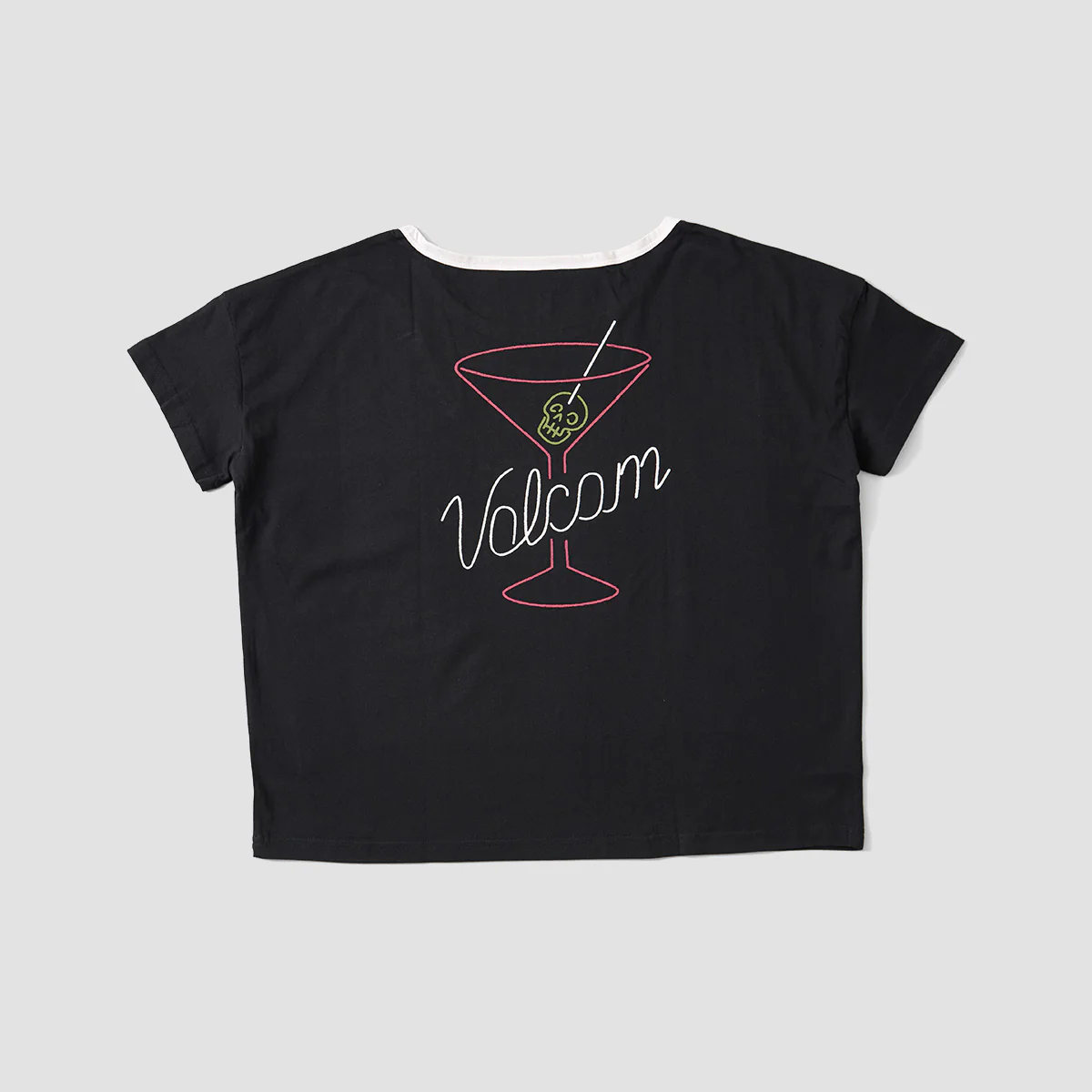 Volcom Kneon Nights T-Shirt Black - Womens - Image 2
