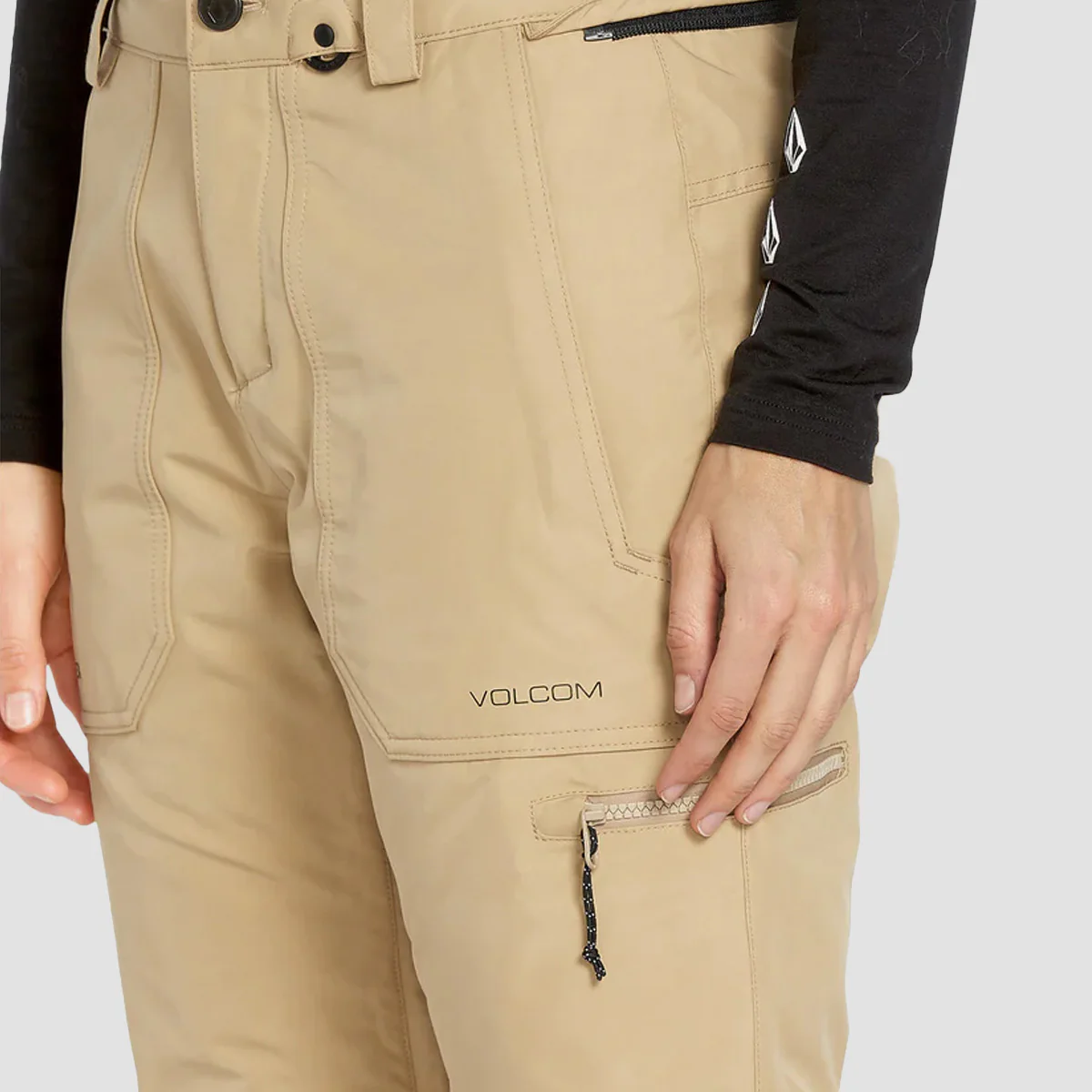 Volcom Knox Ins Gore-Tex Snow Pants Sand - Womens - Image 3