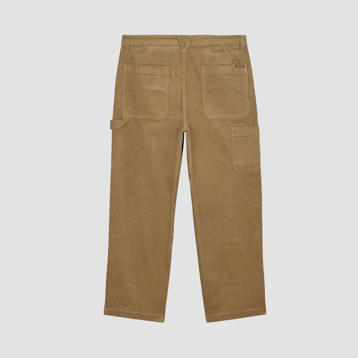 Volcom Kraftsman Cord Pants Dark Khaki - Image 5