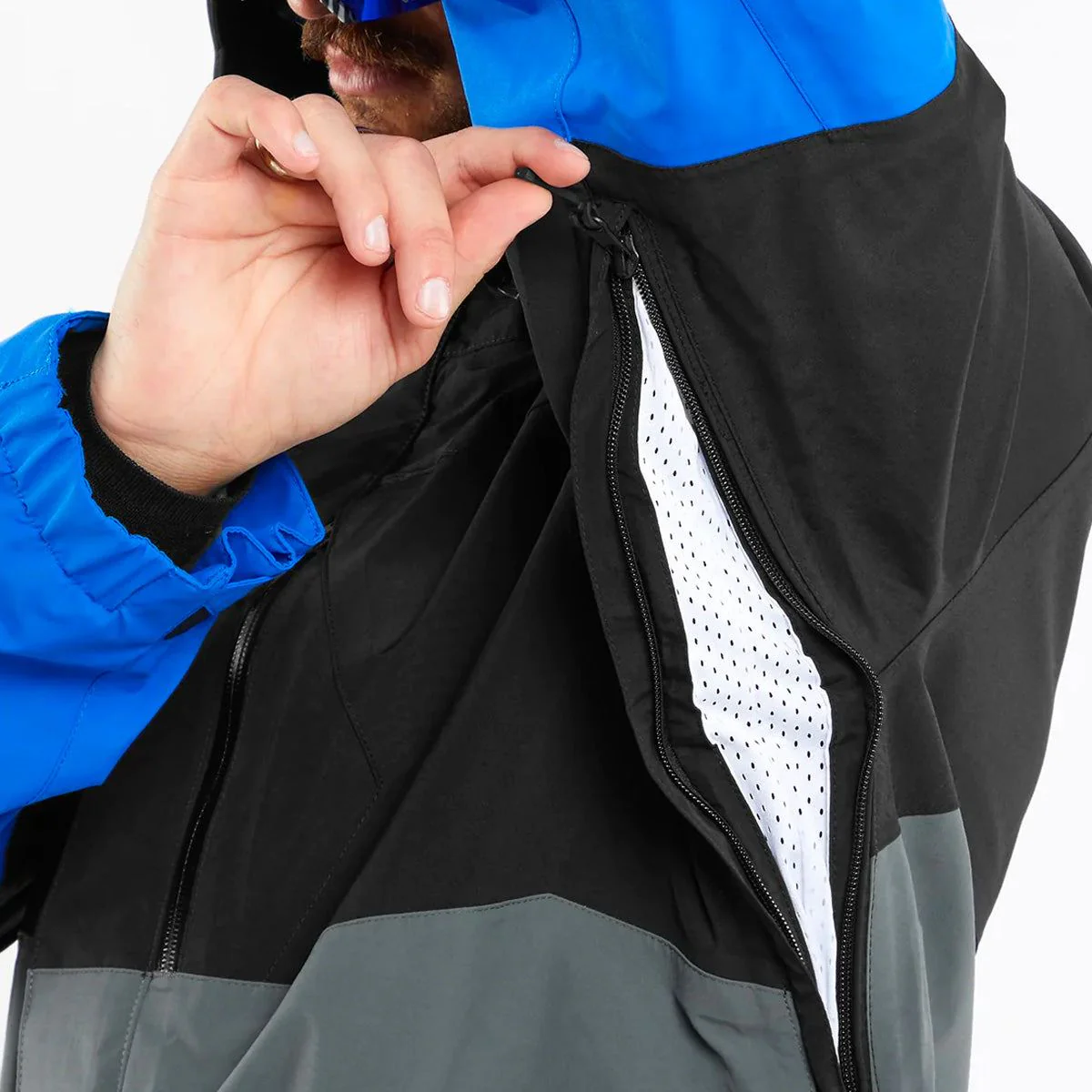 Volcom L Gore-Tex Snow Jacket Electric Blue - Image 4