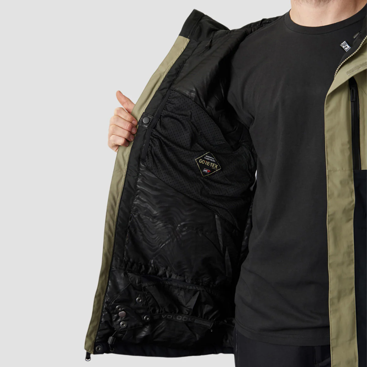 Volcom L INS Gore-Tex Snow Jacket Light Military - Image 3