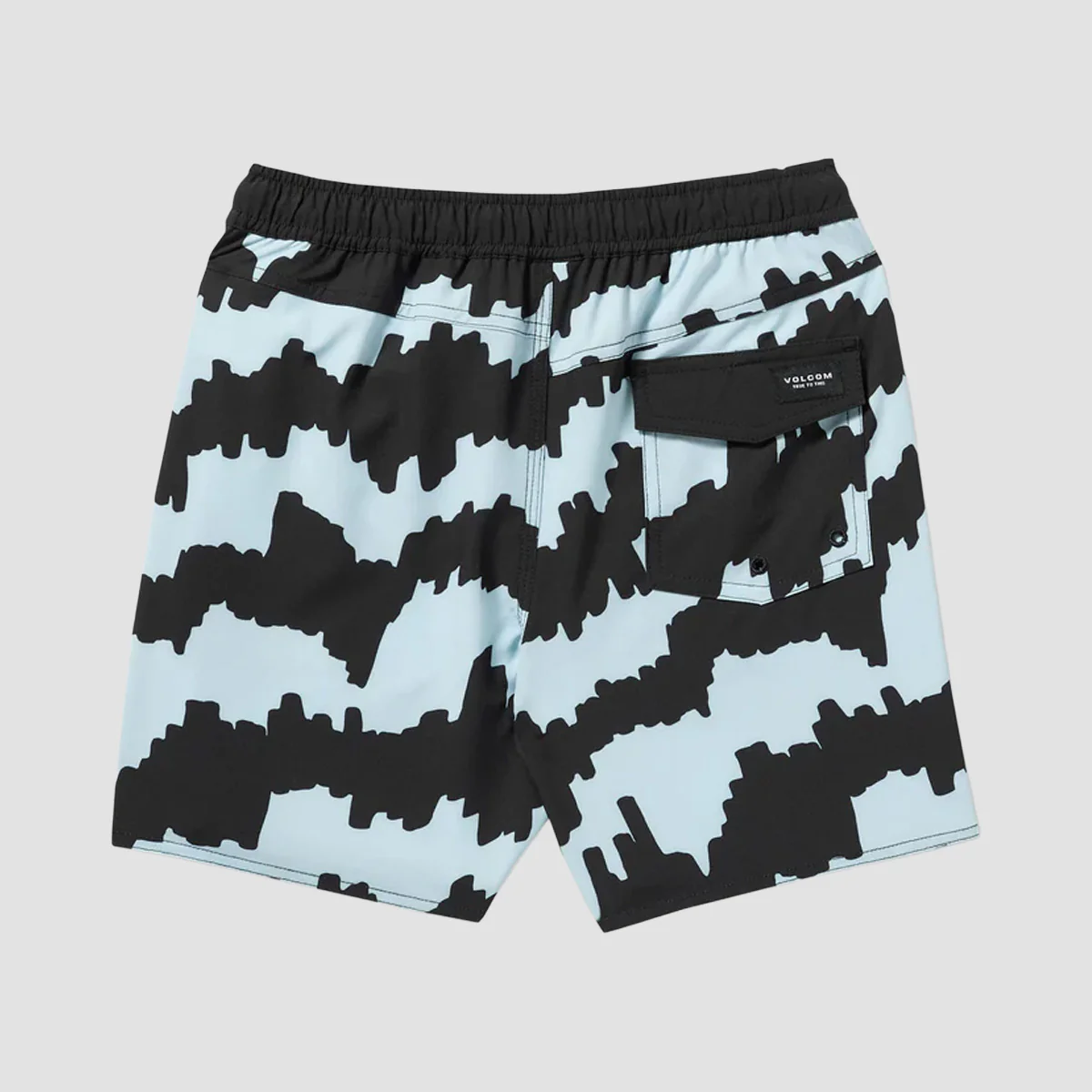 Volcom Lido Print Trunk Boardshorts Ice Blue - Kids - Image 2