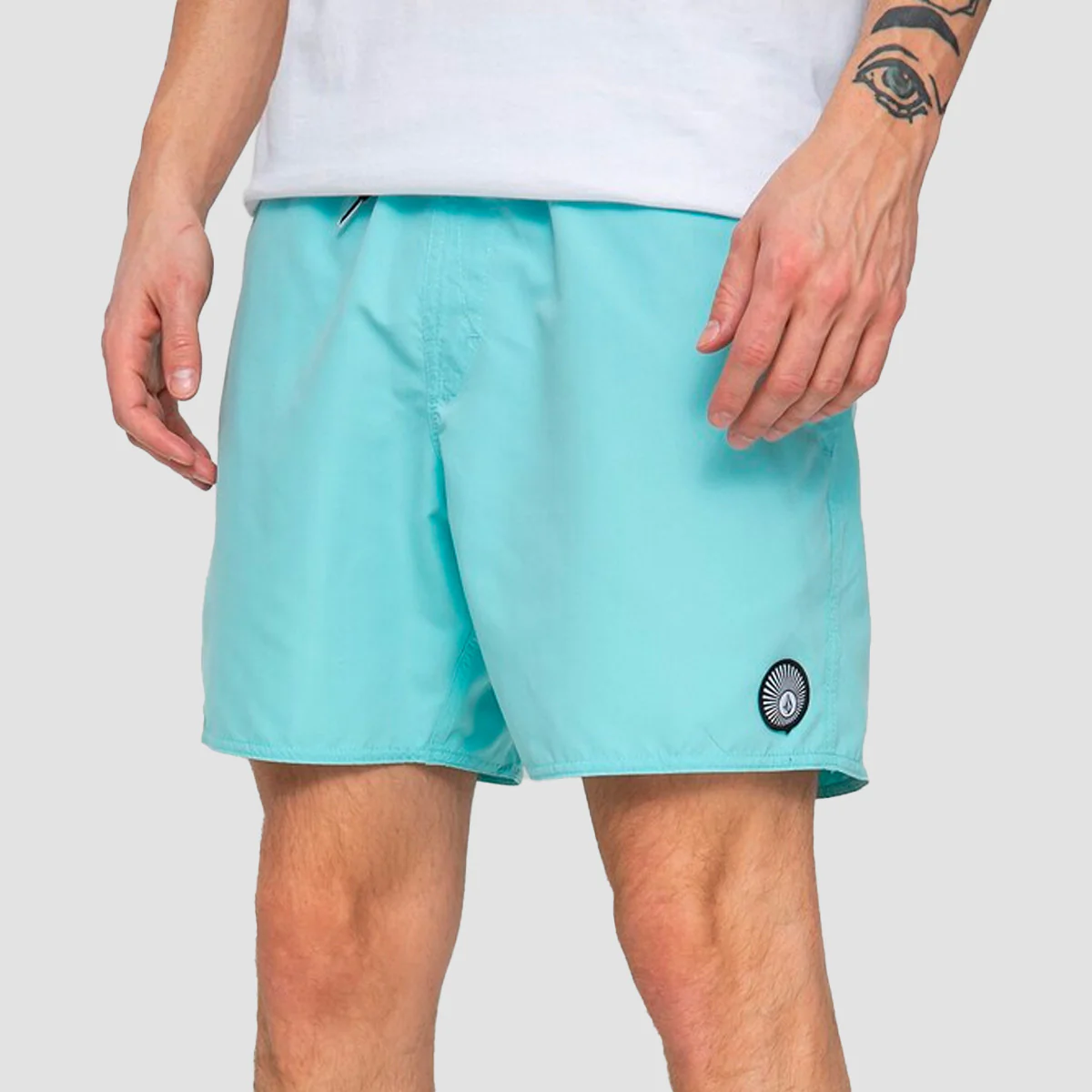 Volcom Lido Solid 16" Trunk Shorts Antigua Sand - Image 2
