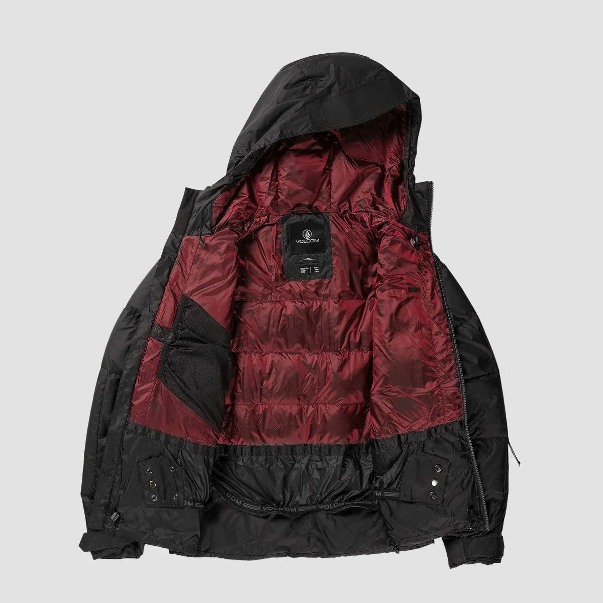 Volcom Lifted Down Jacket Black - Womens - Image 3