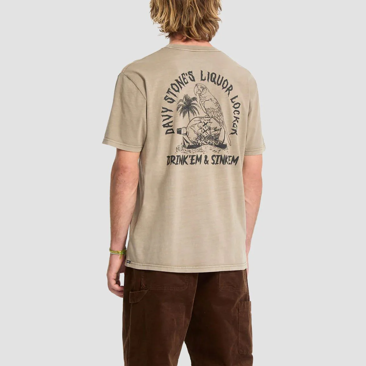 Volcom Liquor Locker PW T-Shirt Brindle - Image 2
