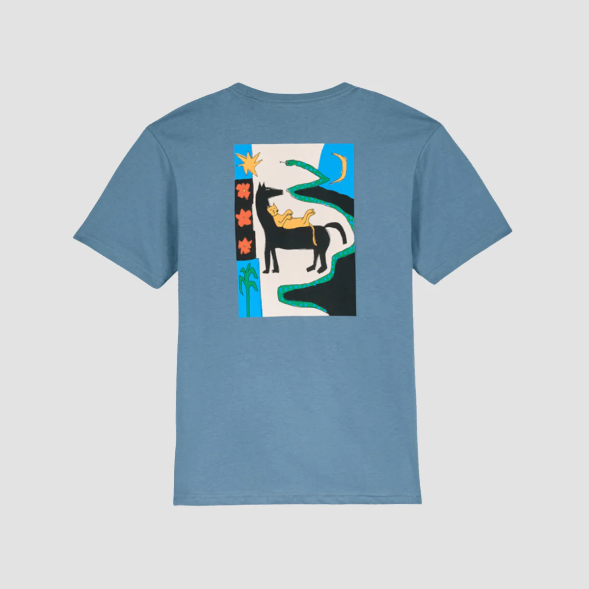 Volcom Longosnake T-Shirt Blue Wash - Kids - Image 2