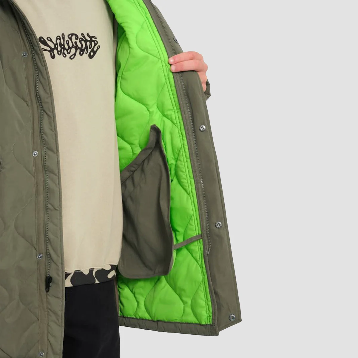 Volcom Longstone Jacket Wintermoss - Image 3