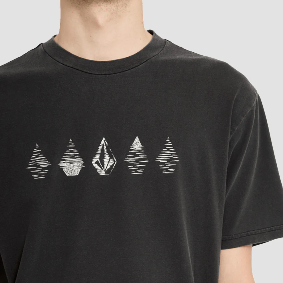 Volcom Lunar Phases T-Shirt Black - Image 2