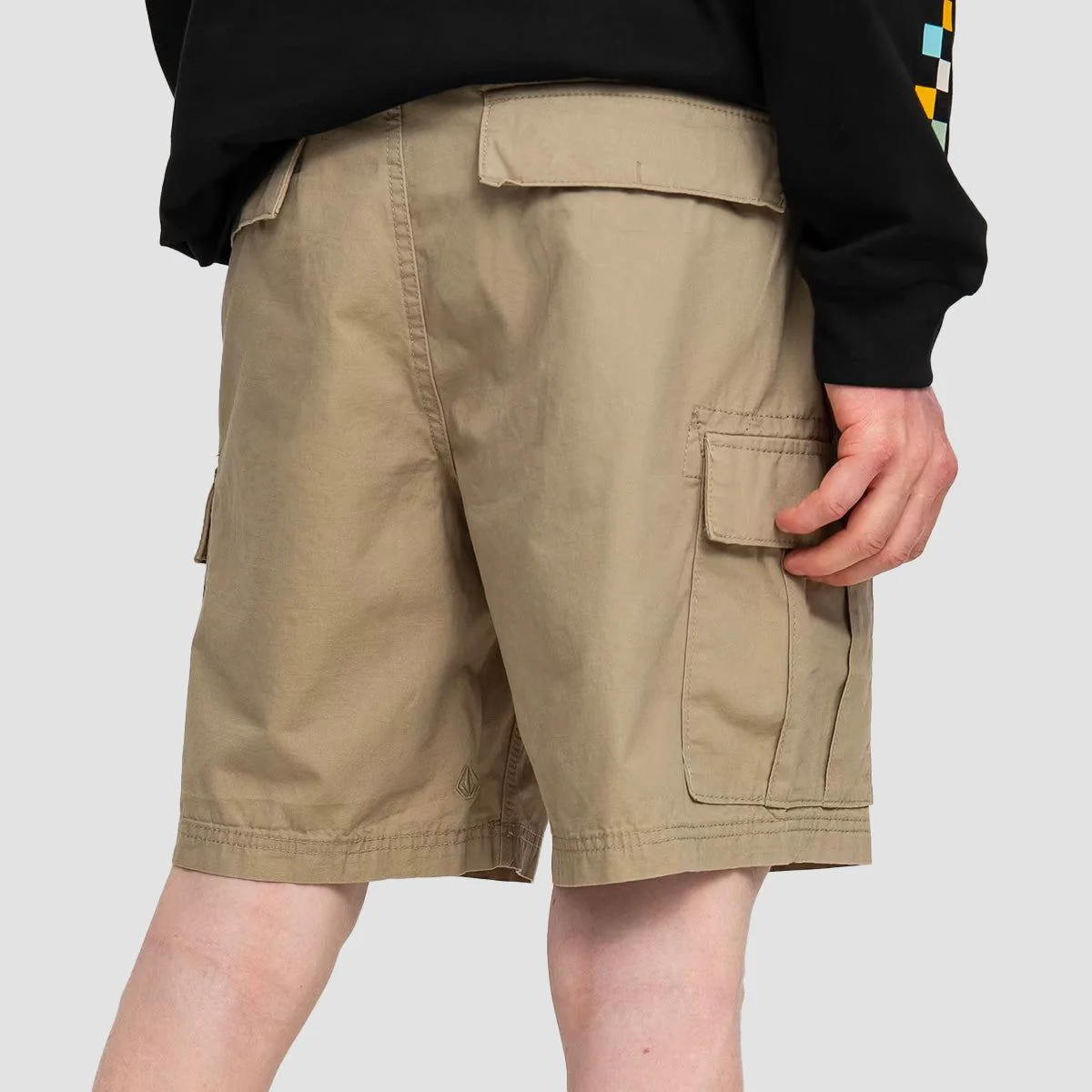 Volcom March Cargo Shorts Khaki - Image 2