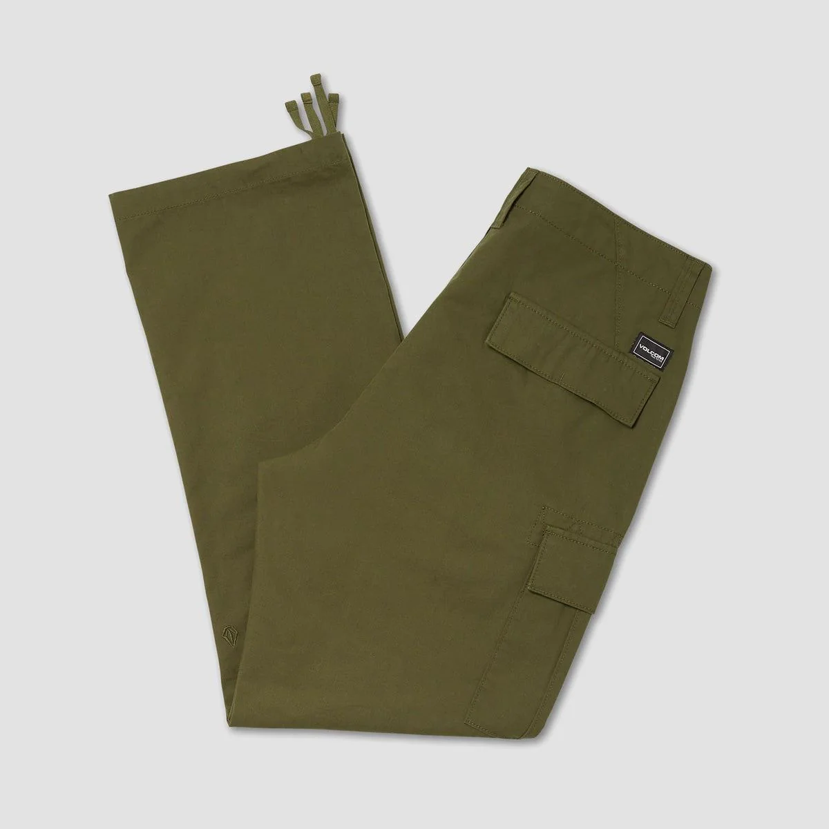 Volcom March Cargo Slub Pants Military - Image 4