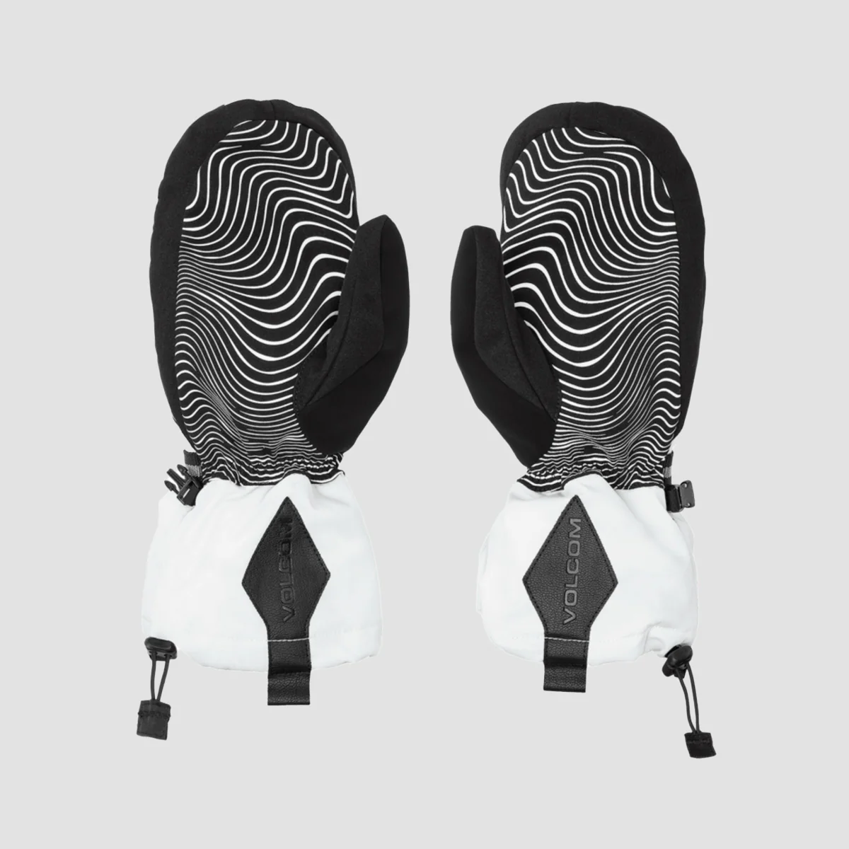 Volcom Millicent Snow Mitts White Camo - Image 2