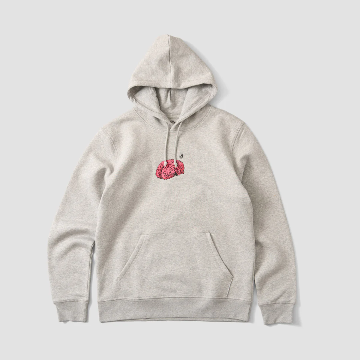 Volcom Mindbottle Pullover Hoodie Heather Grey