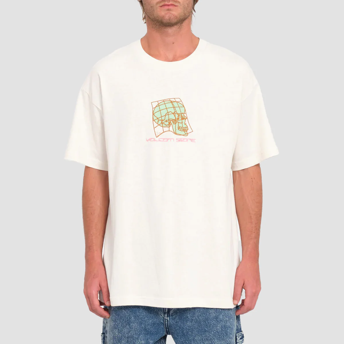 Volcom Mindoor Lse T-Shirt Dirty White - Image 2