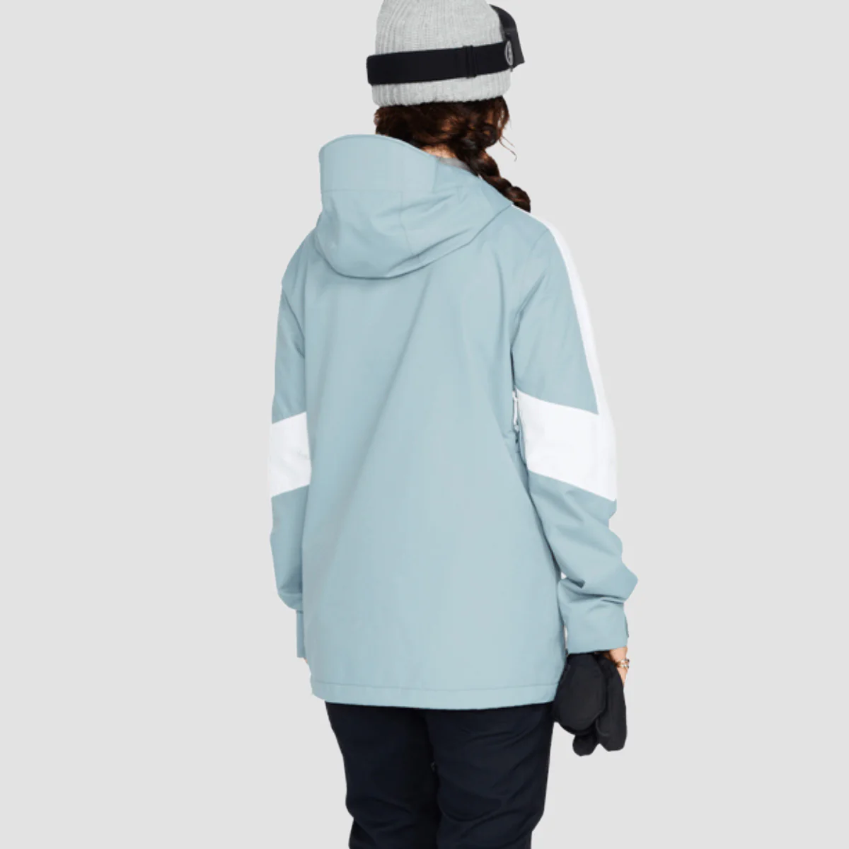 Volcom Mirror Pullover 10K Snow Jacket Green Ash - Womens - Image 2