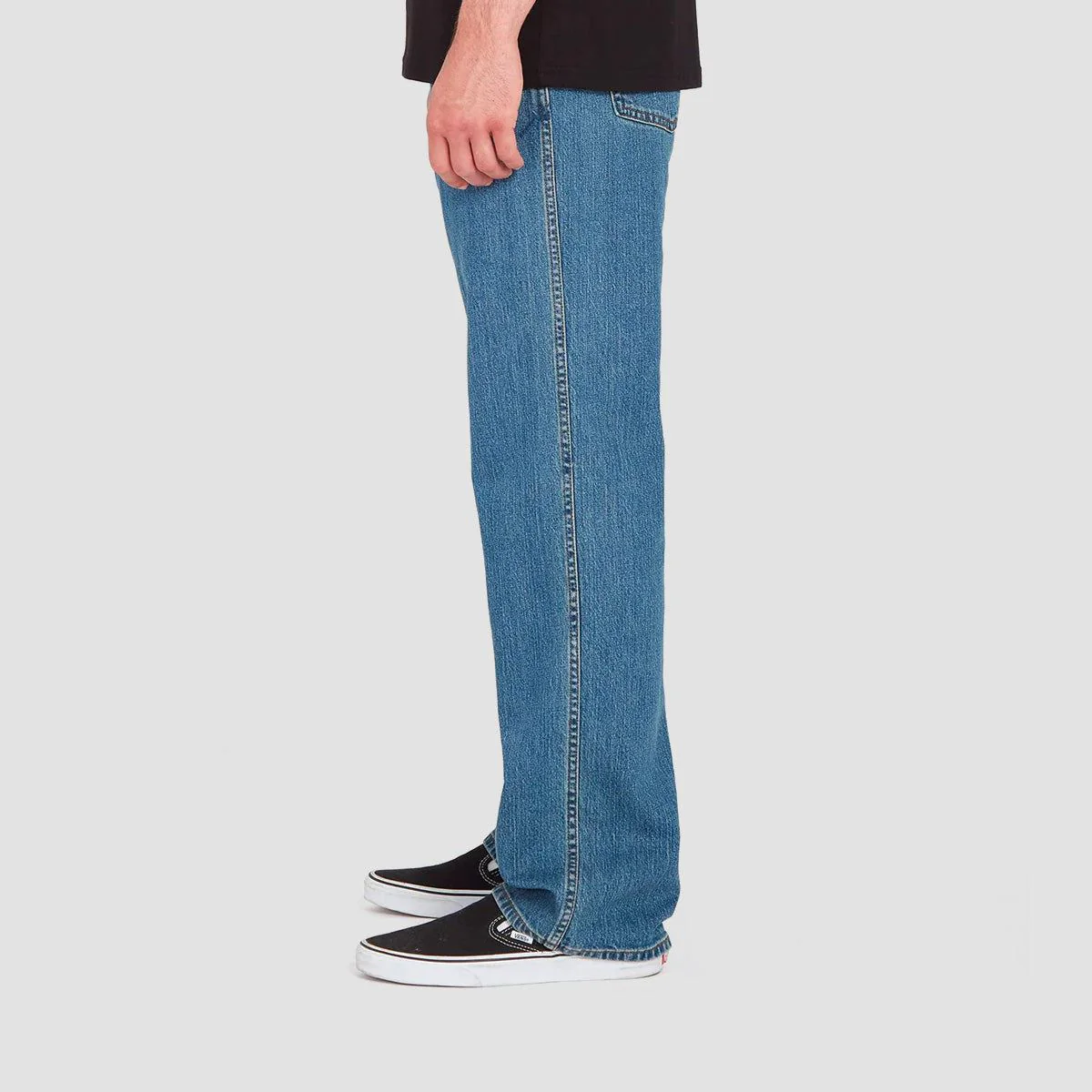 Volcom Modown Relaxed Fit Jeans Aged Indigo - Image 2
