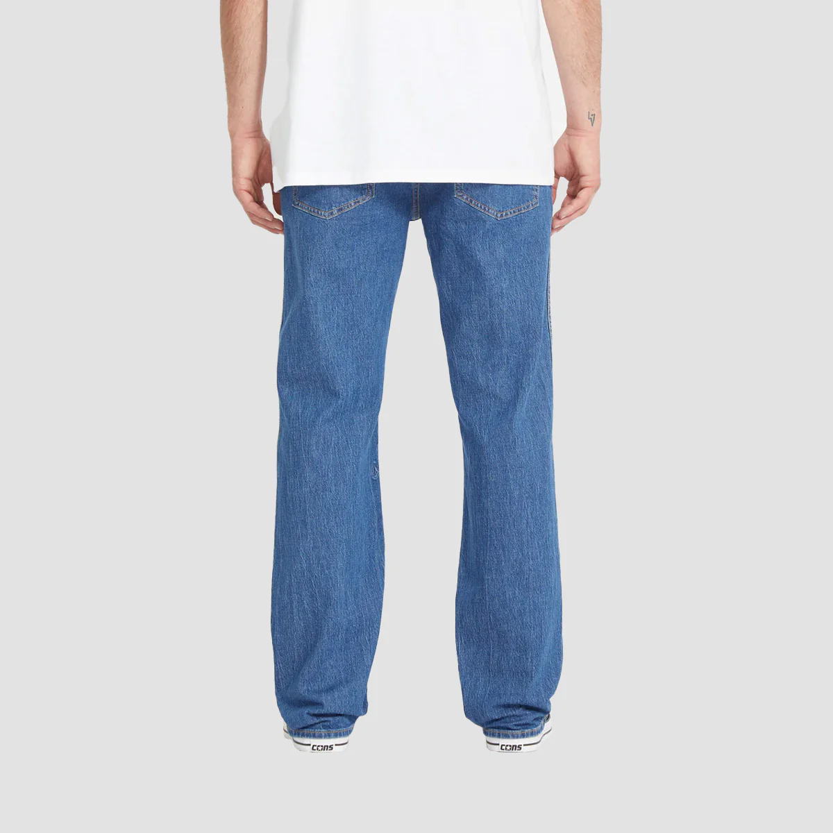 Volcom Modown Relaxed Fit Jeans Bold Blue - Image 2