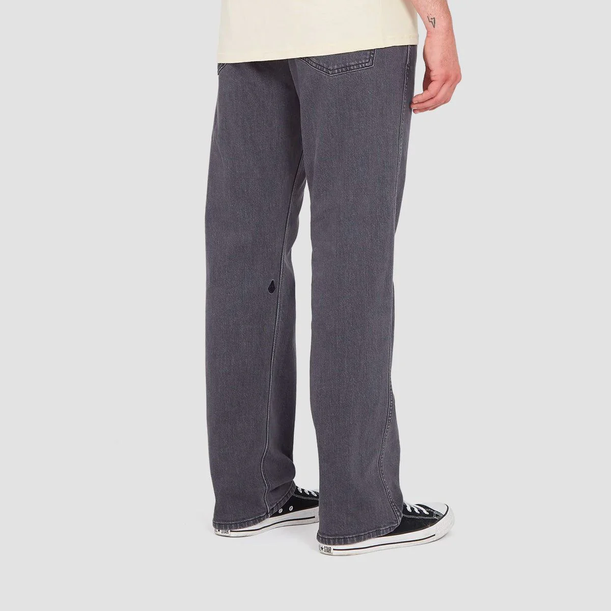 Volcom Modown Relaxed Fit Jeans Easy Enzyme Grey - Image 2