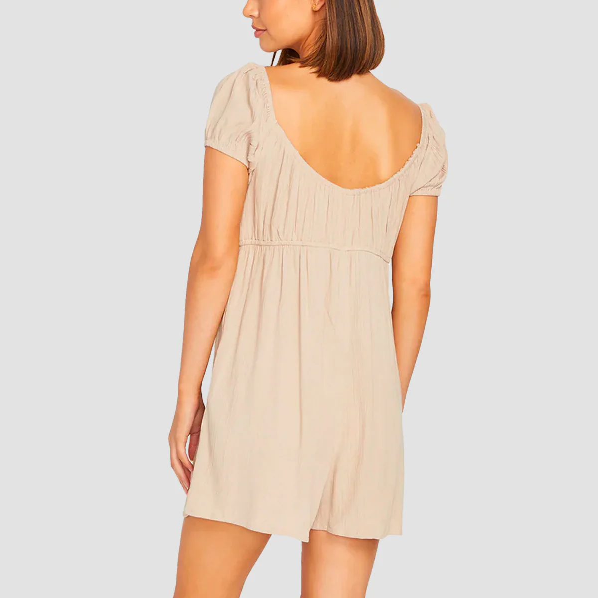 Volcom Moonblast Romper Taupe - Womens - Image 3