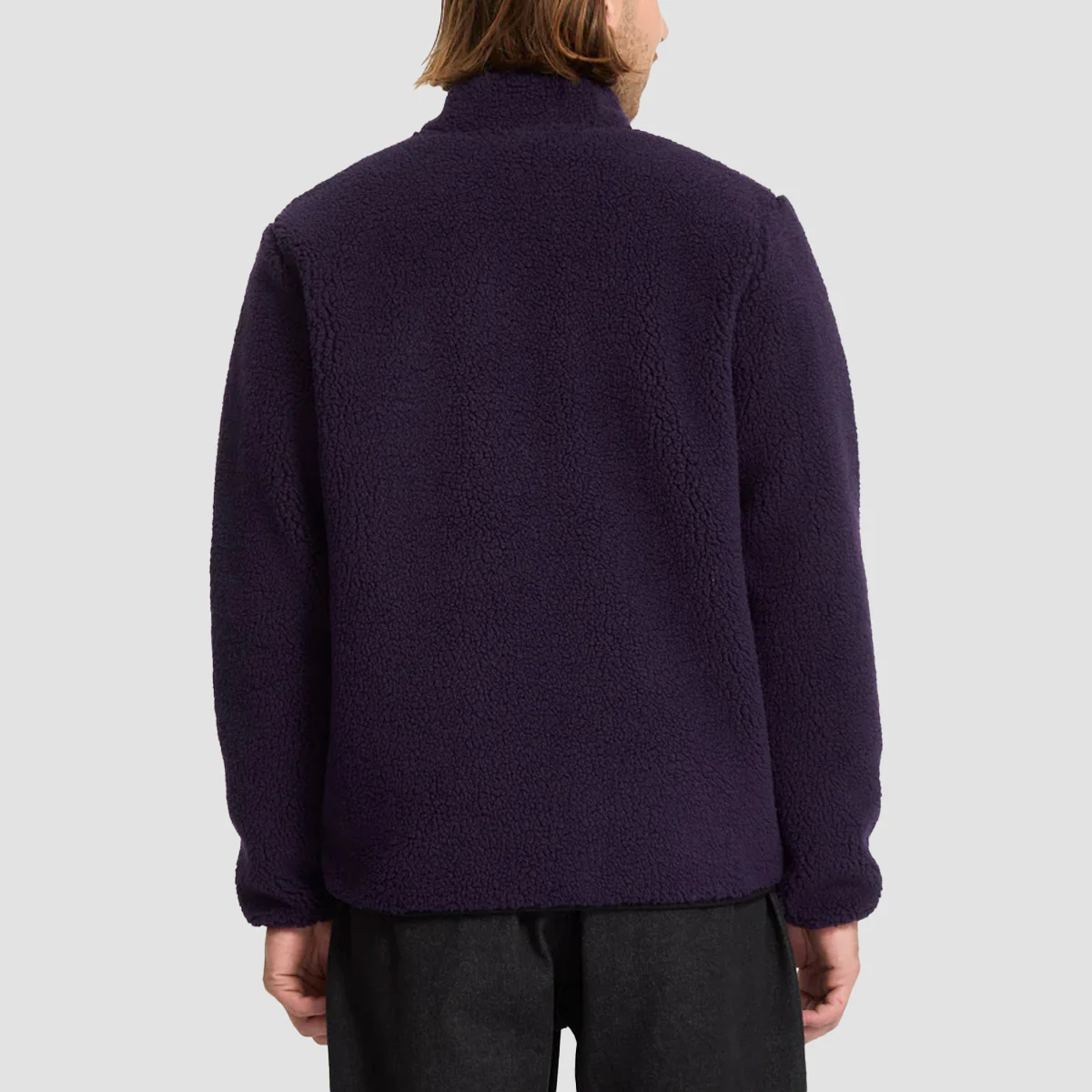 Volcom Muzzer Fuzzar Zip Fleece Dark Purple - Image 2