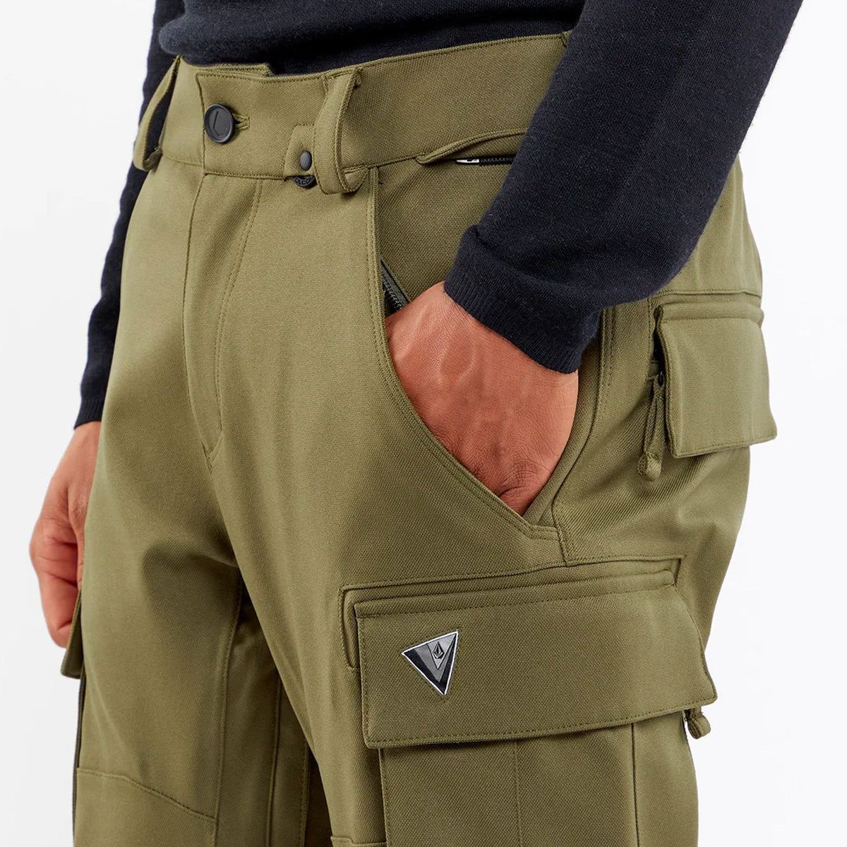 Volcom New Articulated Snow Pants Military - Image 3