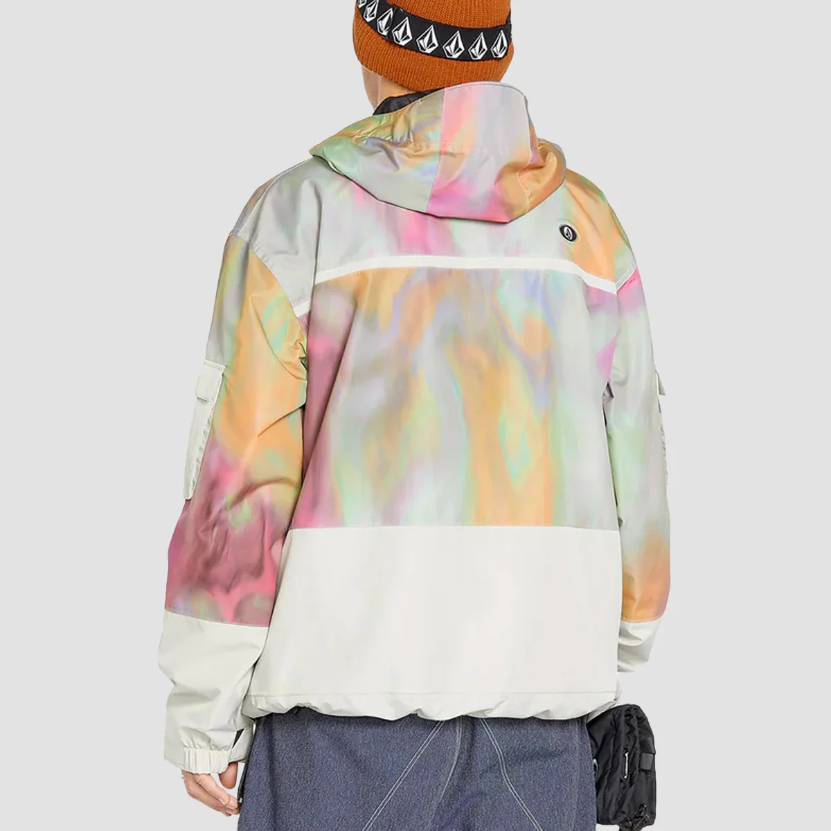 Volcom Nightbreaker 20K Snow Jacket Grey - Image 2