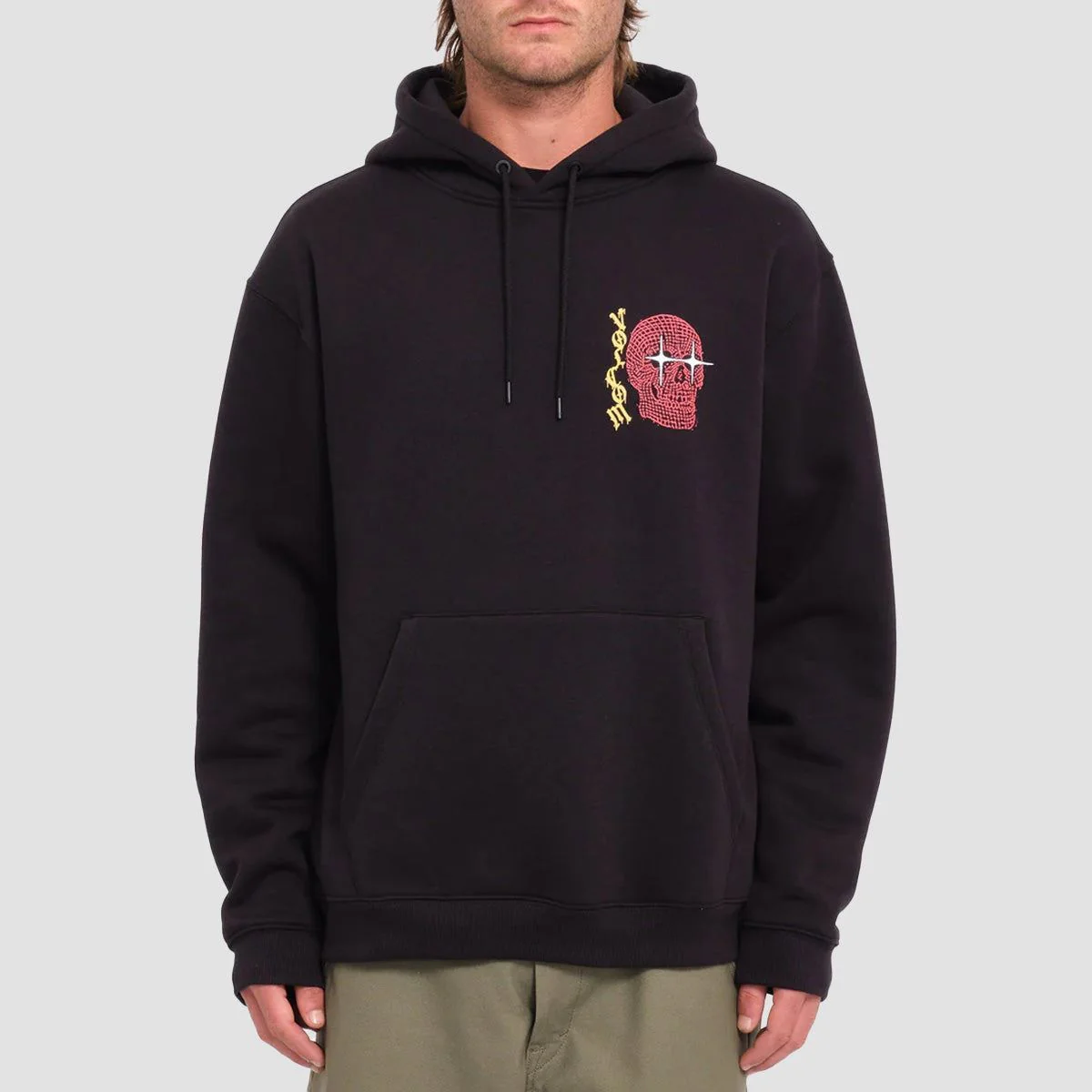 Volcom Noder Pullover Hoodie Black - Image 2