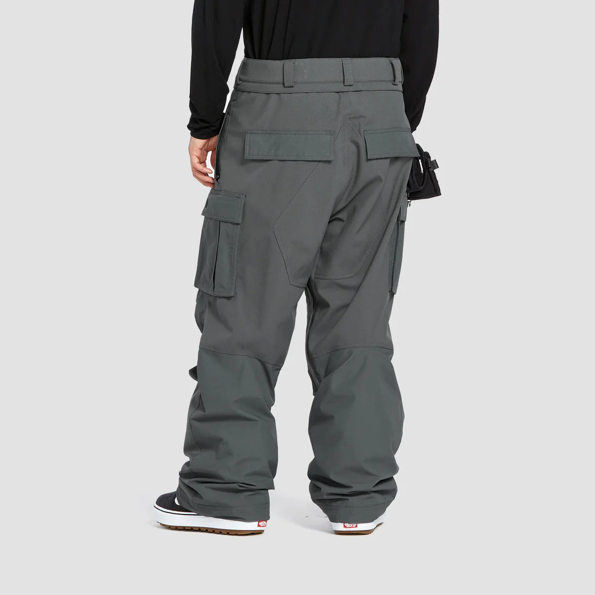 Volcom NWRK Baggy 15K Snow Pants Charcoal - Image 2