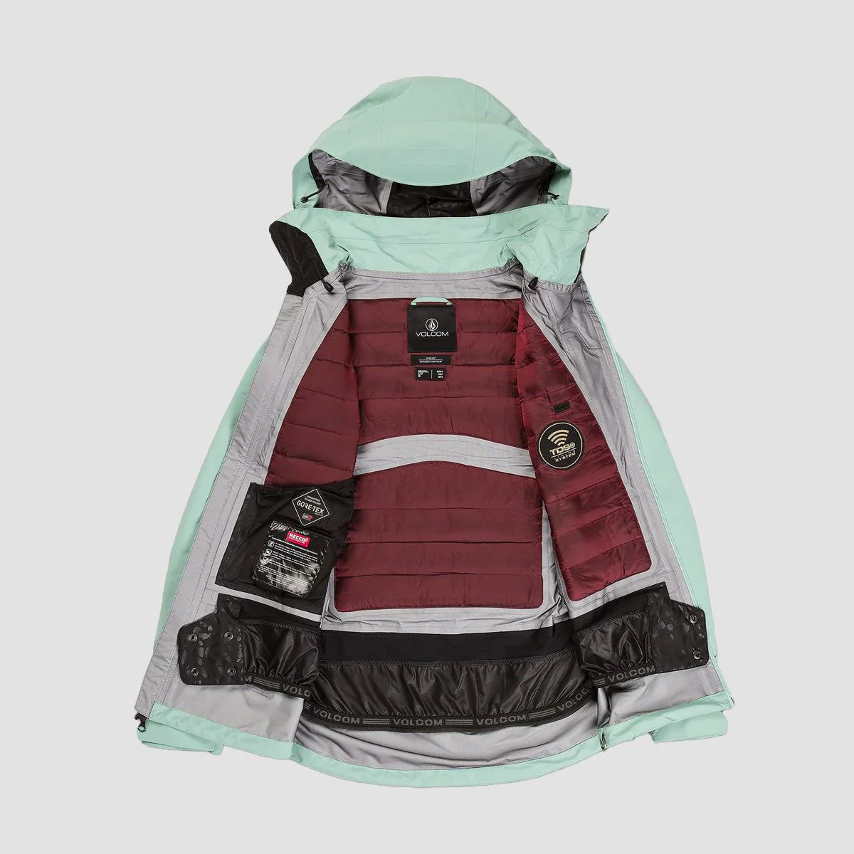 Volcom NYA TDS Inf Gore-Tex Snow Jacket Mint - Womens - Image 3