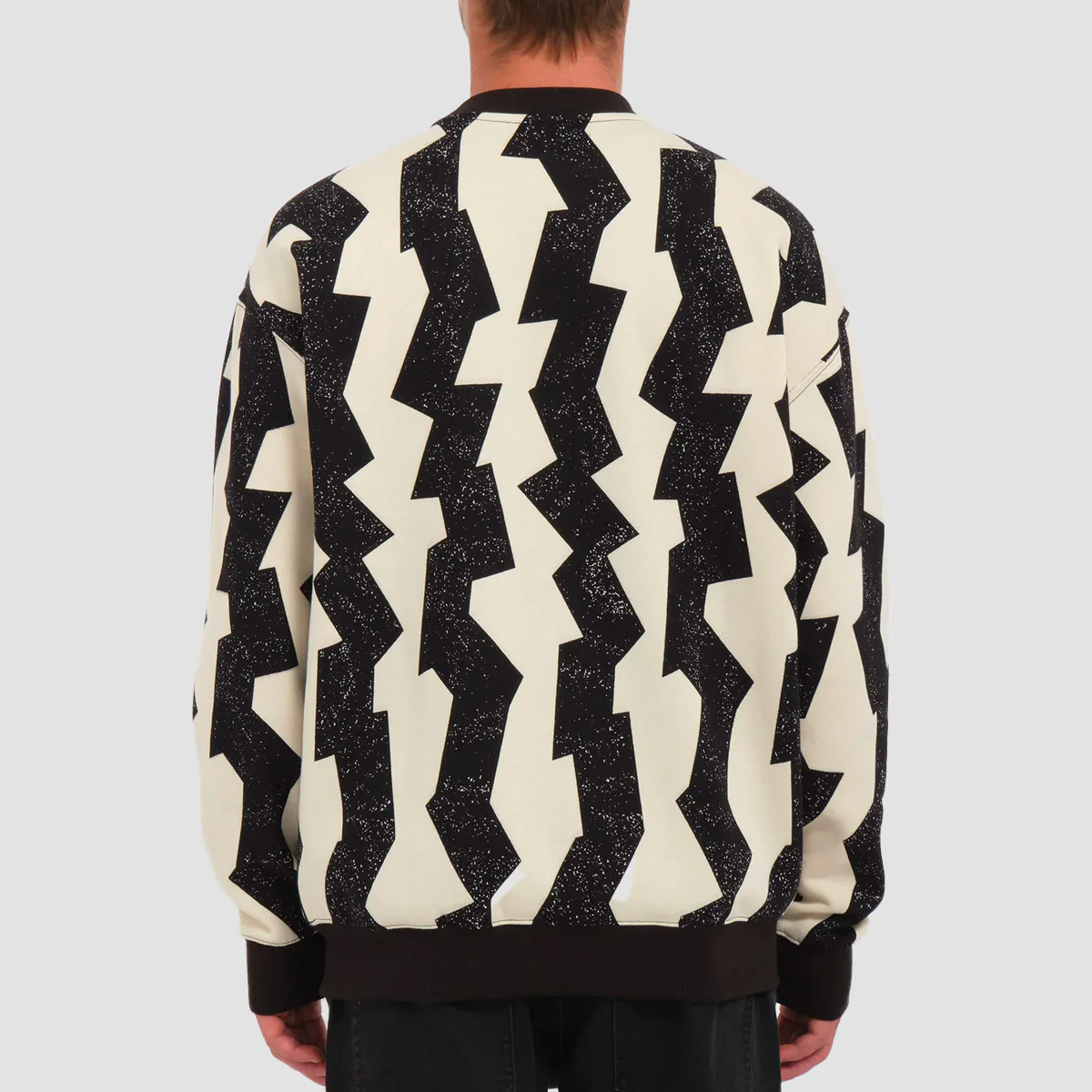 Volcom Obtic Earth Tripper Crew Sweat Dirty White - Image 2
