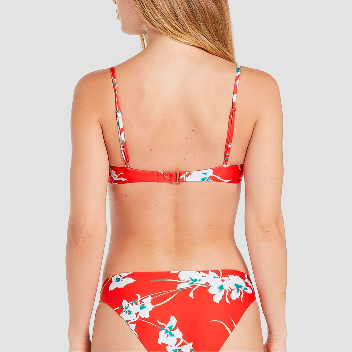 Volcom Orchid You Not Vneck Bikini Top Pistol Punch - Womens - Image 2