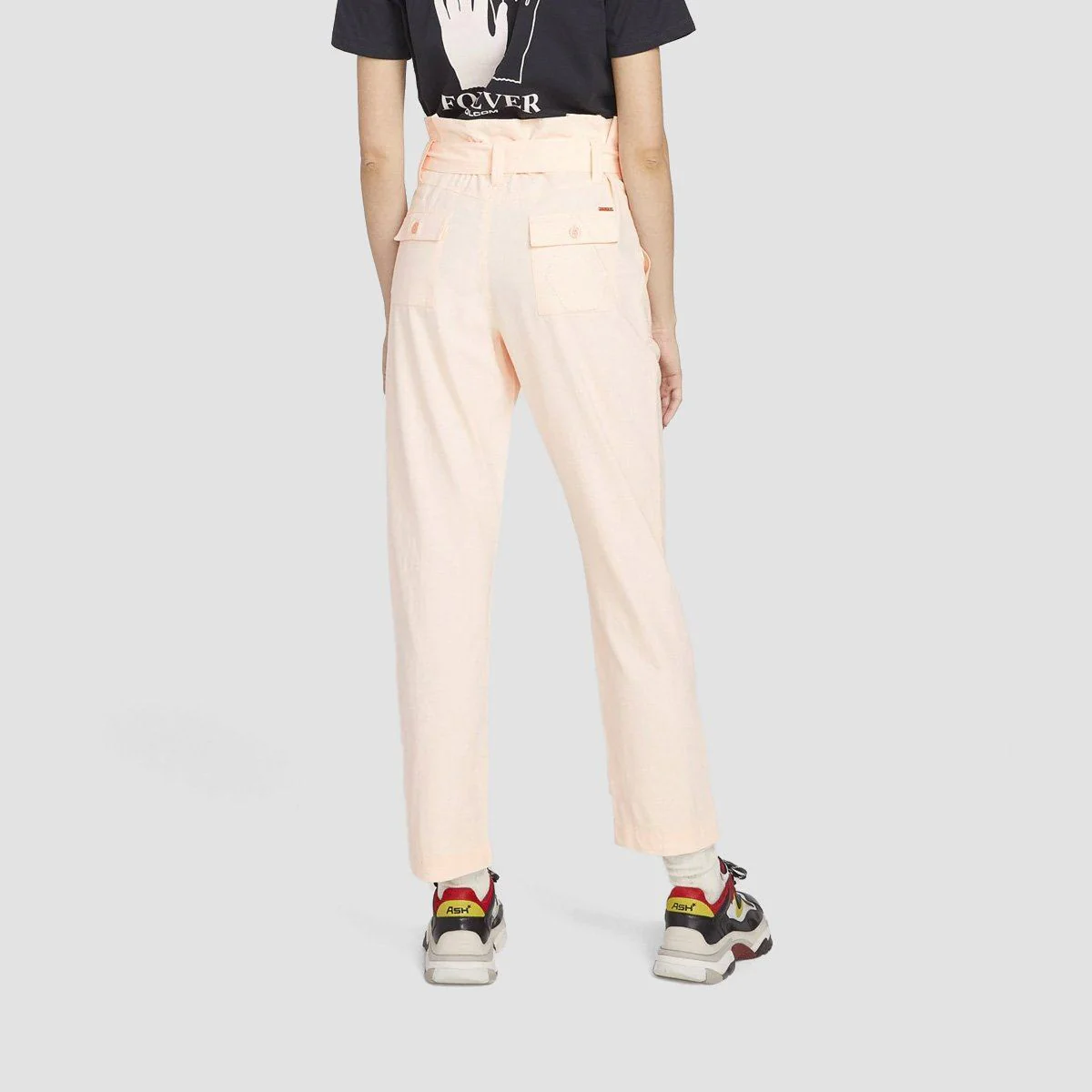 Volcom Pap Bag Pants Light Peach - Womens - Image 2