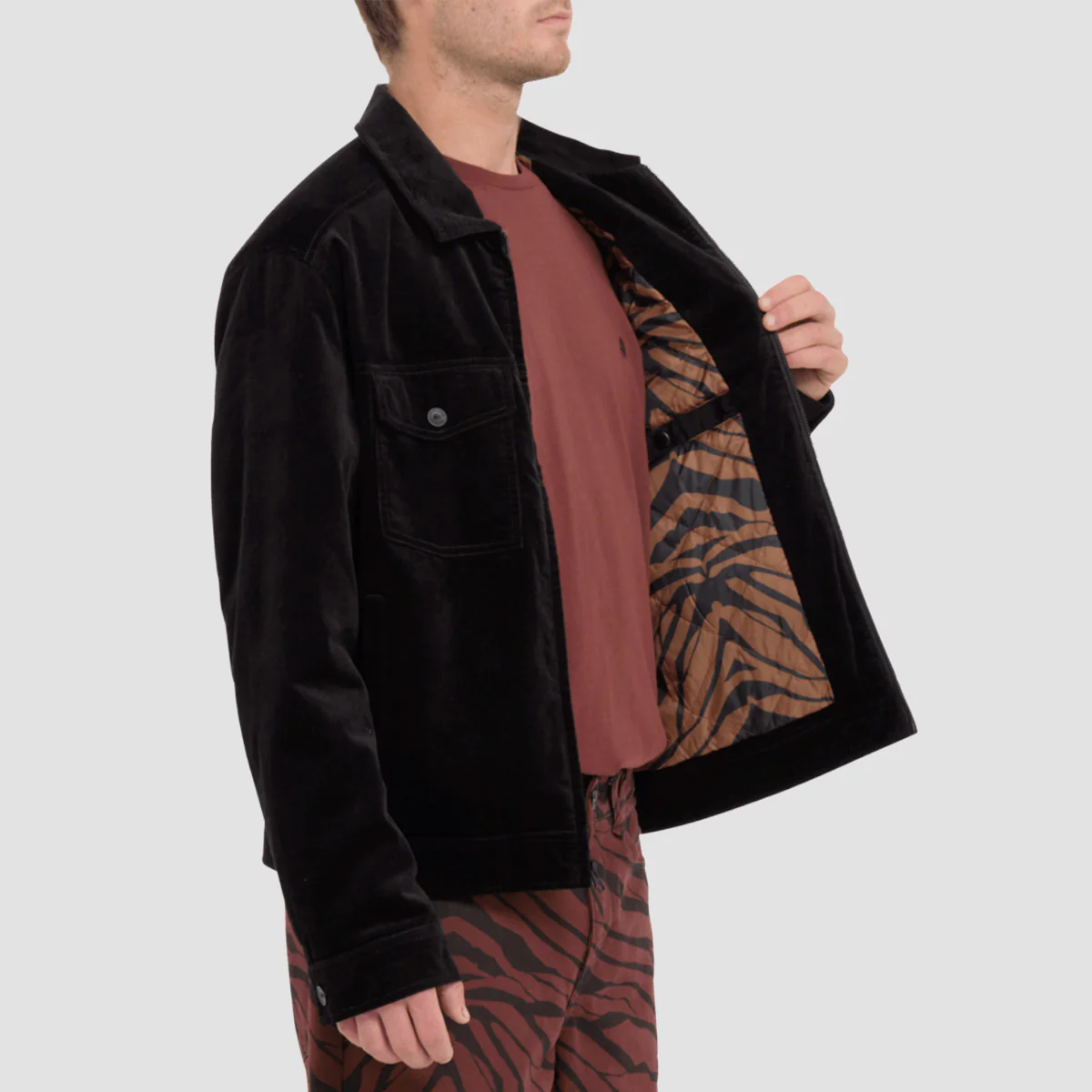 Volcom Passenger Jacket Black - Image 3
