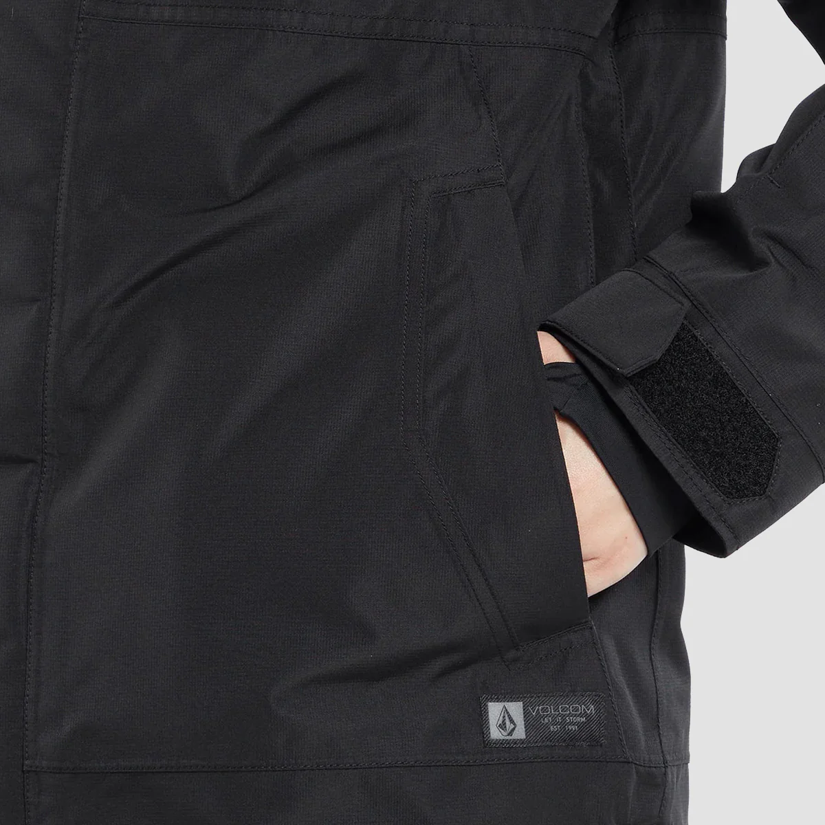 Volcom Paxson 2L TDS Infrared Parka Snow Jacket Black - Womens - Image 5