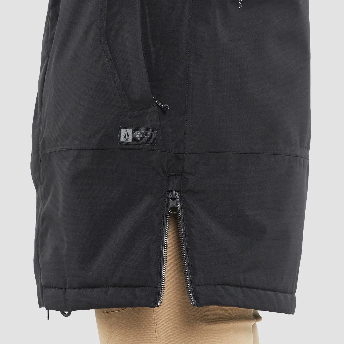 Volcom Paxson 2L TDS Infrared Parka Snow Jacket Black - Womens - Image 6
