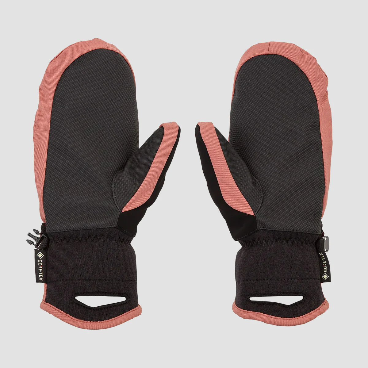 Volcom Peep Gore-Tex Snow Mitts Earth Pink - Womens - Image 2