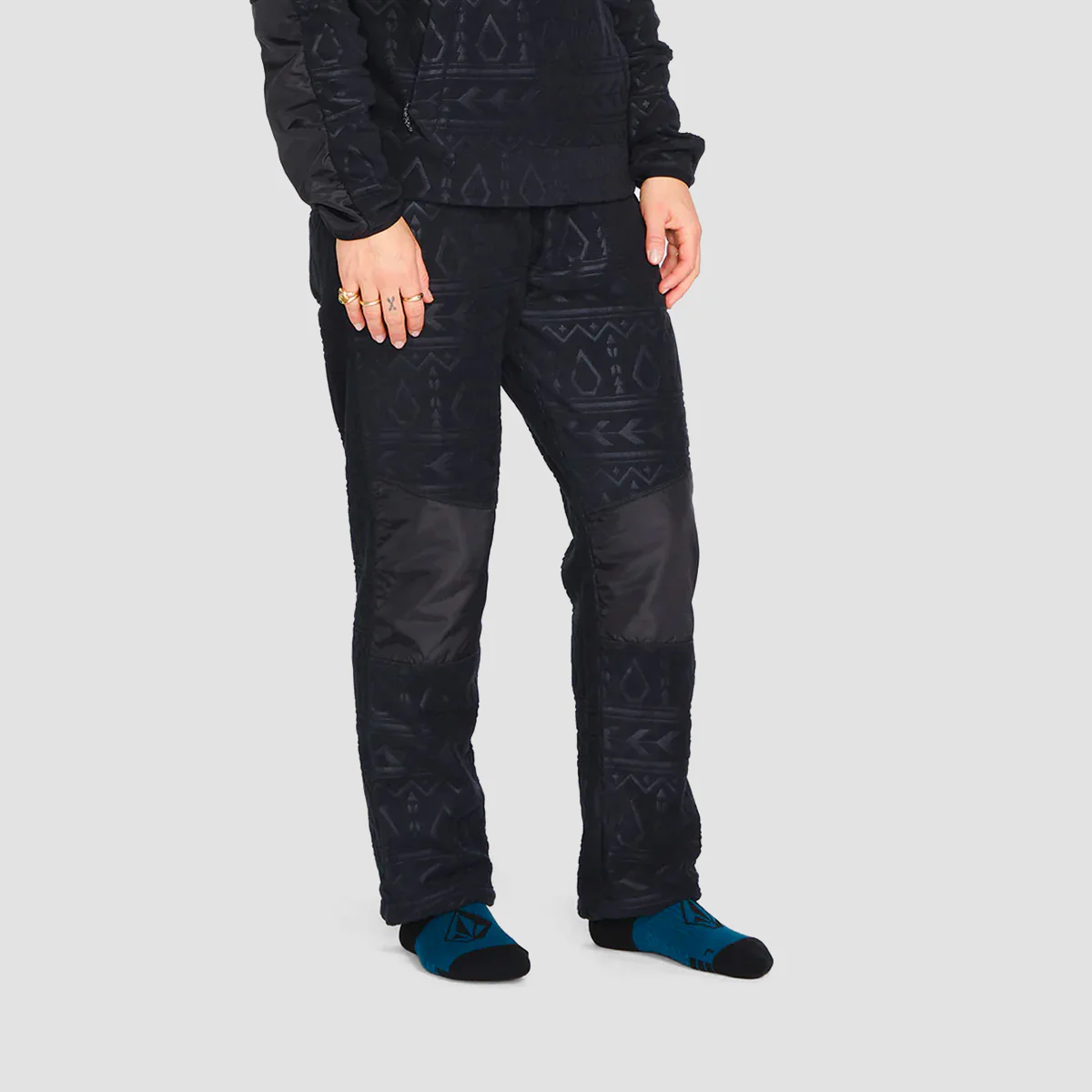 Volcom Polar Fleece Pants Black - Womens