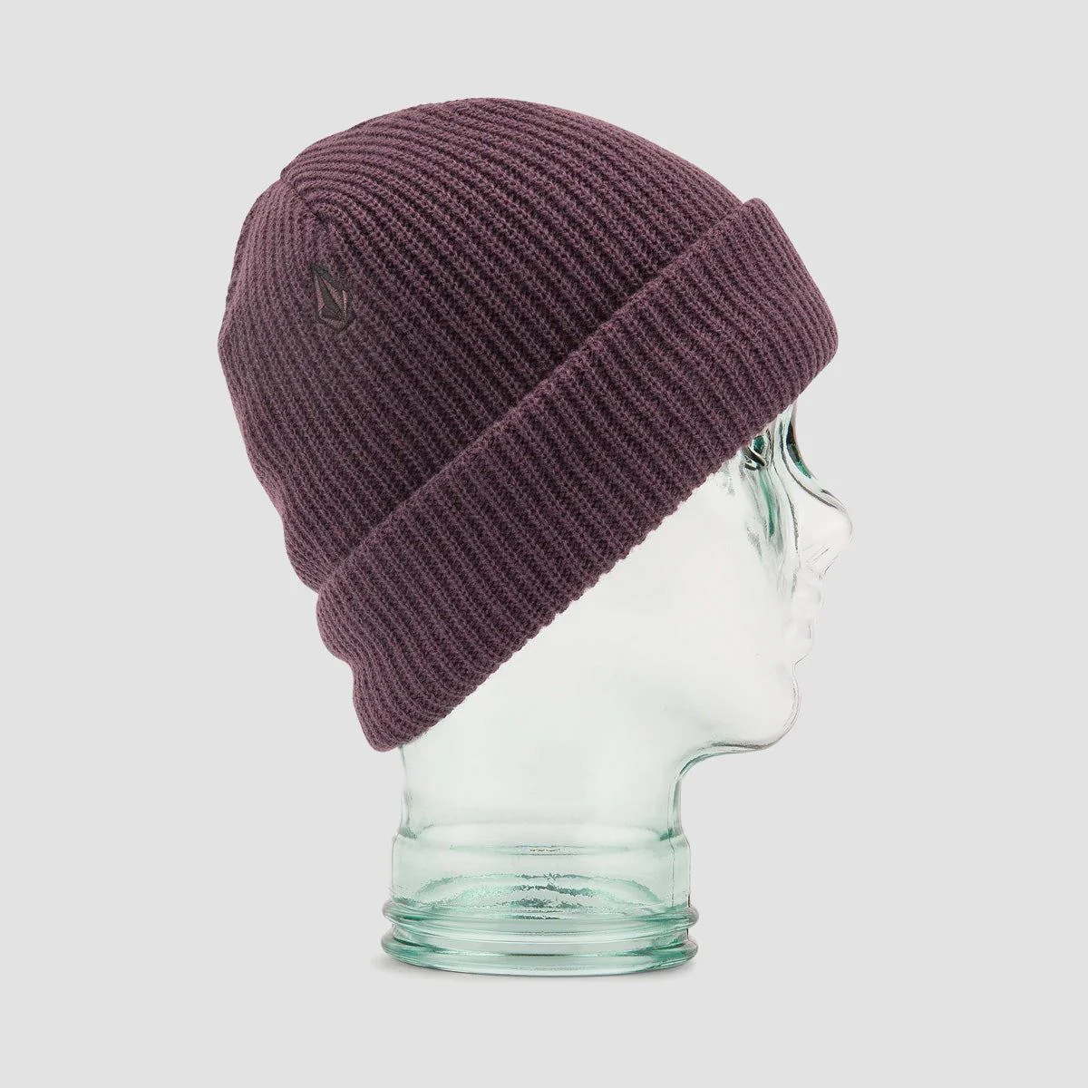 Volcom Polar Lined Beanie Black Plum - Womens - Image 2