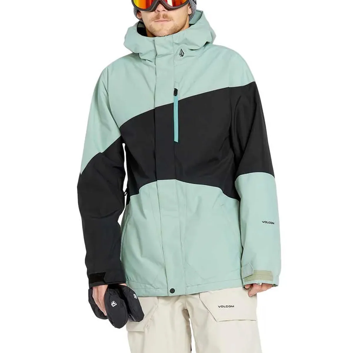 Volcom Primry Ins 10K Snow Jacket Agave - Image 2