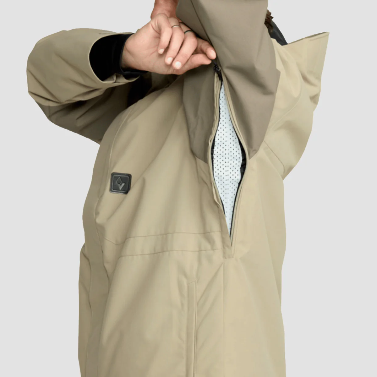 Volcom Primry Ins 10K Snow Jacket Moss Green - Image 4
