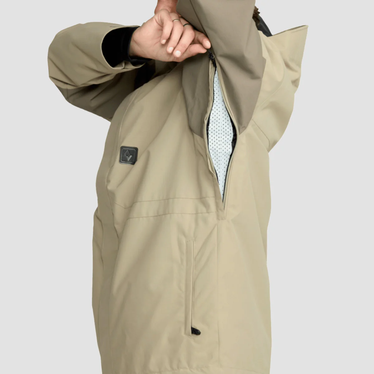 Volcom Primry Snow Jacket Moss Green - Image 3