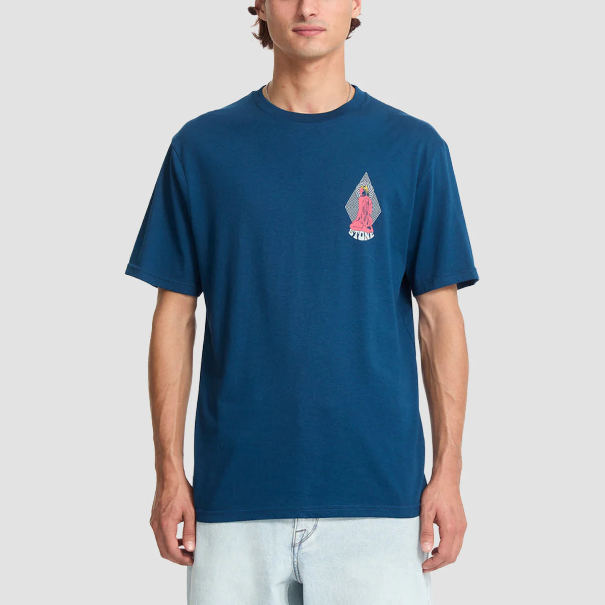 Volcom Psychback T-Shirt Cosmic Blue - Image 2